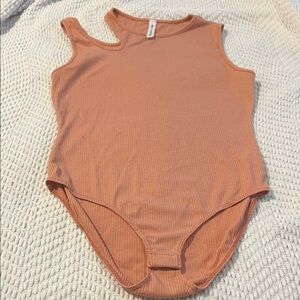 Vanilla Bay Women's Bodysuit in Warm Peach